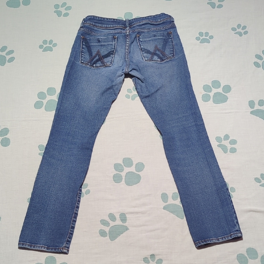 Taylor Blue Straight Leg Jeans Versatile Style - Picture 4 of 6